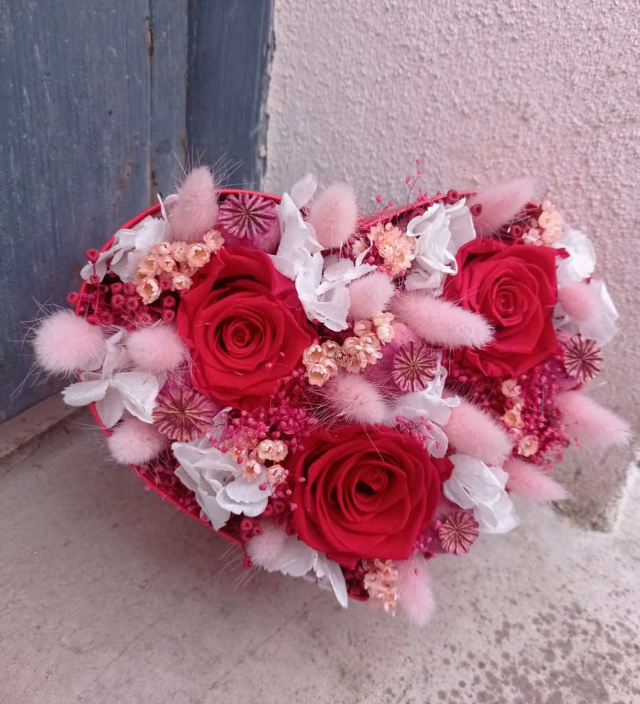 Boite en forme de coeur